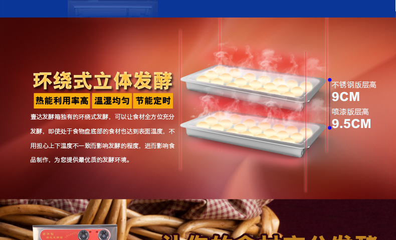 12盤商用發(fā)酵柜 面粉發(fā)酵箱 面包醒發(fā)箱 面包食品發(fā)酵機(jī) 正品特價(jià)