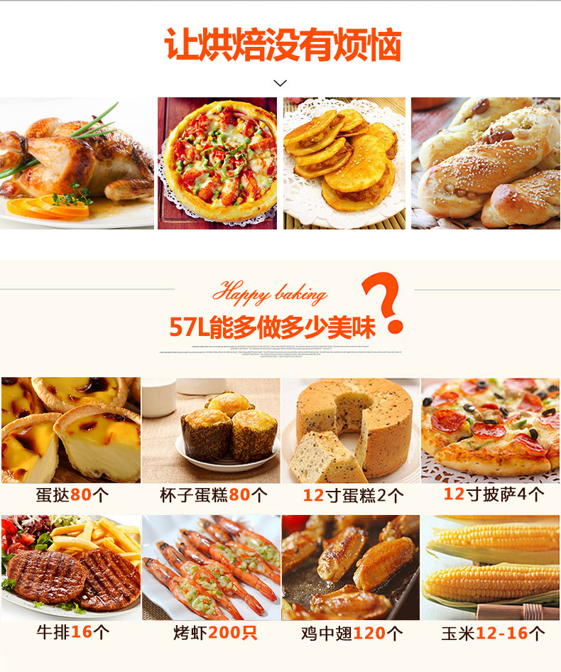 好樂熱風(fēng)循環(huán)烤箱商用熱風(fēng)循環(huán)爐烘蛋撻披薩烤箱 比薩電烤箱HL01C