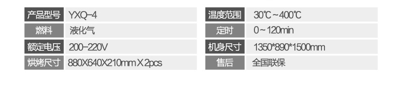 睿美大型面包烤爐二層四盤燃?xì)饪鞠涿姘案馀_烤箱商用烘爐雙層