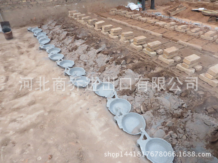 琺瑯鑄鐵烤盤鑄鐵搪瓷燒烤盤兩用燒烤盤加厚出口工廠直銷批發(fā)定制