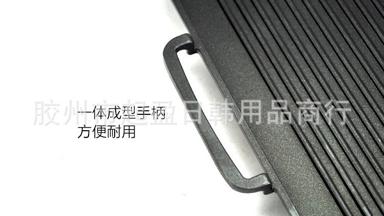 出廠價批發(fā)韓式電磁爐烤盤 方形燒烤盤鐵板燒無煙不粘烤肉鍋