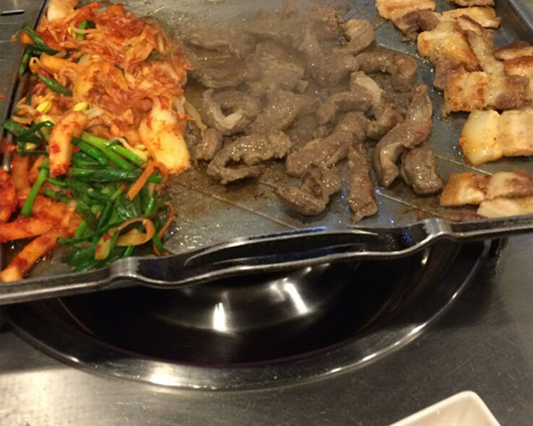 脈鮮韓國原裝進(jìn)口麥飯石烤漆不粘烤盤 牛排烤盤 多功能韓式烤肉盤