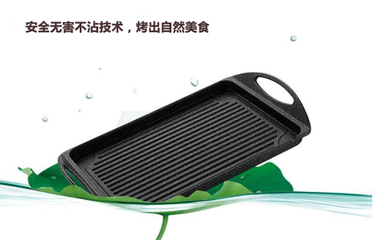 ADC工廠(chǎng)直銷(xiāo)壓鑄燒烤盤(pán)家用戶(hù)外牛排烤盤(pán)鐵板燒 烤肉煎盤(pán)
