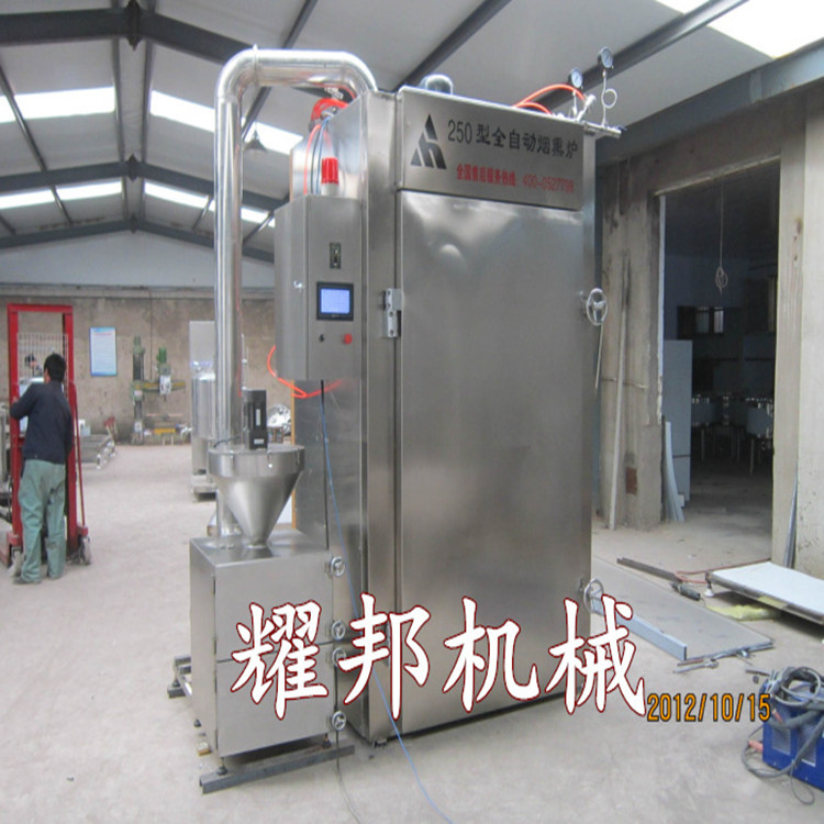 全自動(dòng)臘腸煙熏爐 商用牛肉豬肉煙熏設(shè)備 常年供應(yīng)一臺(tái)起訂