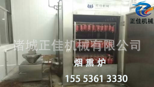 新一代 50型臘肉烤腸機(jī)械煙熏爐 節(jié)能商用不銹鋼煙熏爐廠家熱銷