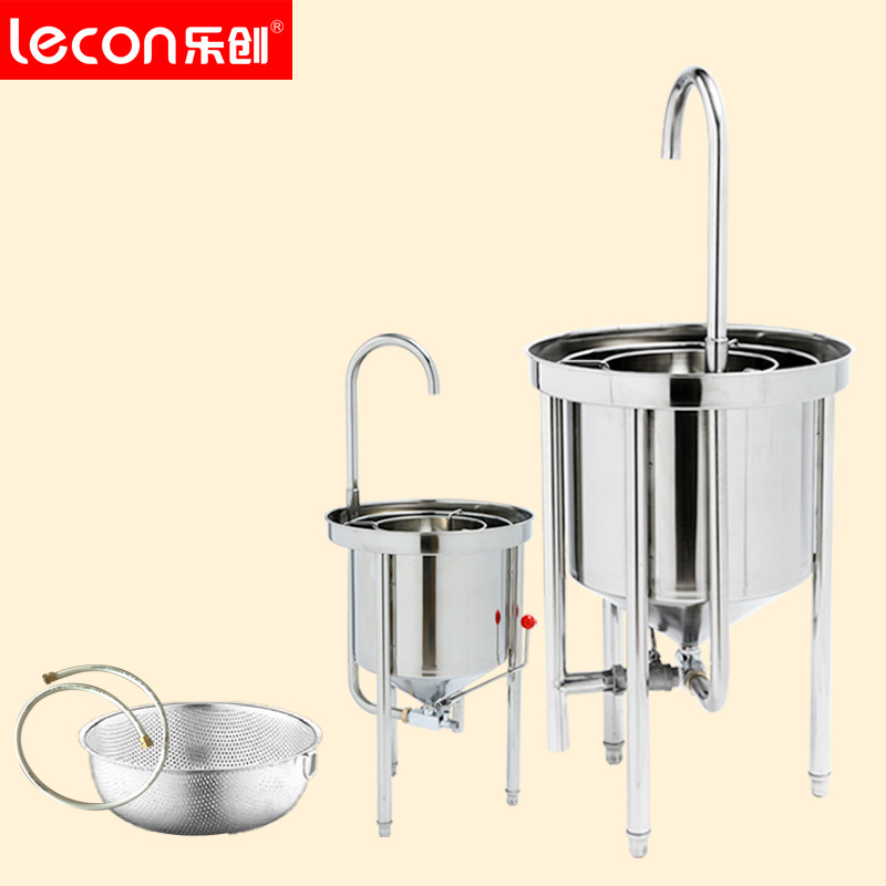 樂創(chuàng)20KG50KG全自動(dòng)不銹鋼洗米機(jī) 水壓式大型淘米機(jī) 商用洗米機(jī)