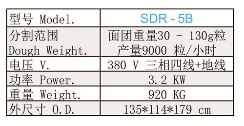 珠海三SUN-MATE麥SDR-5B 五條線連續(xù)分塊滾圓機(jī) 商用食品機(jī)械