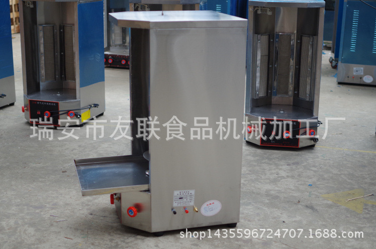 商用三控燃氣烤肉機土耳其烤肉機巴西自動烤肉爐旋轉(zhuǎn)烤爐中東燒