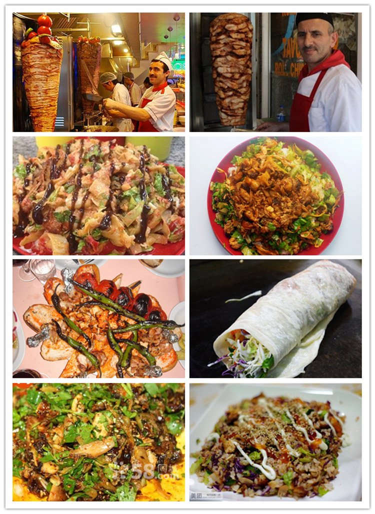商用三控燃氣烤肉機土耳其烤肉機巴西自動烤肉爐旋轉(zhuǎn)烤爐中東燒