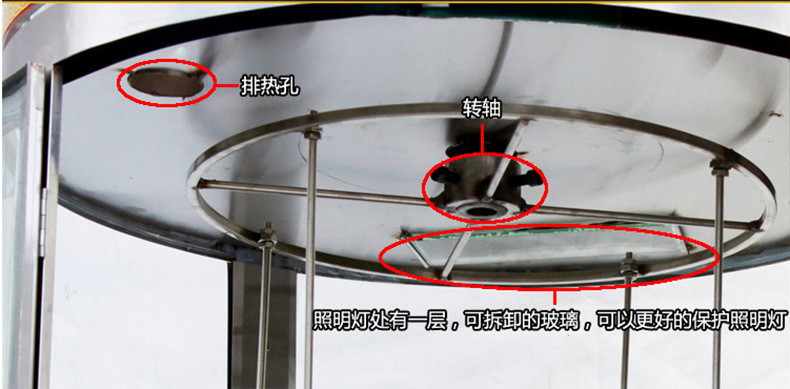 廠家商用850雙層烤禽烤鴨爐自動旋轉(zhuǎn)燃?xì)夤咎績捎每倦u鴨機器
