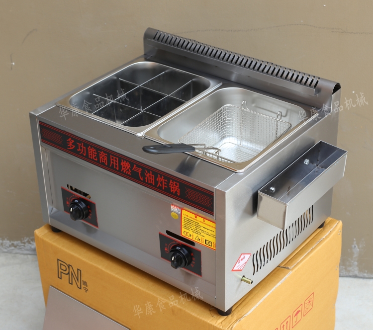 煤氣油炸鍋關(guān)東煮一體機(jī)商用燃?xì)獯阍O(shè)備廠家直銷