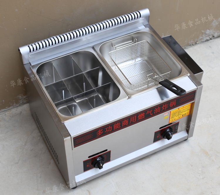 煤氣油炸鍋關(guān)東煮一體機(jī)商用燃?xì)獯阍O(shè)備廠家直銷