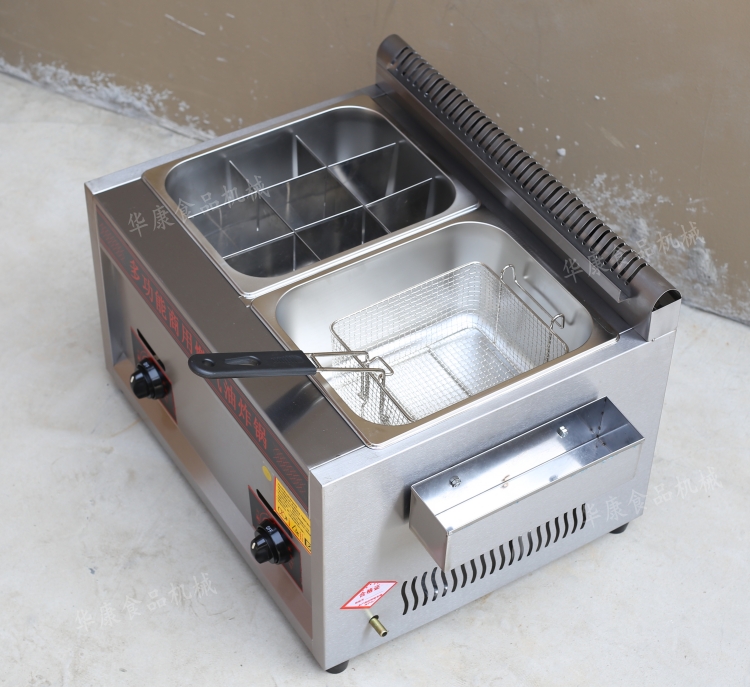 煤氣油炸鍋關(guān)東煮一體機(jī)商用燃?xì)獯阍O(shè)備廠家直銷