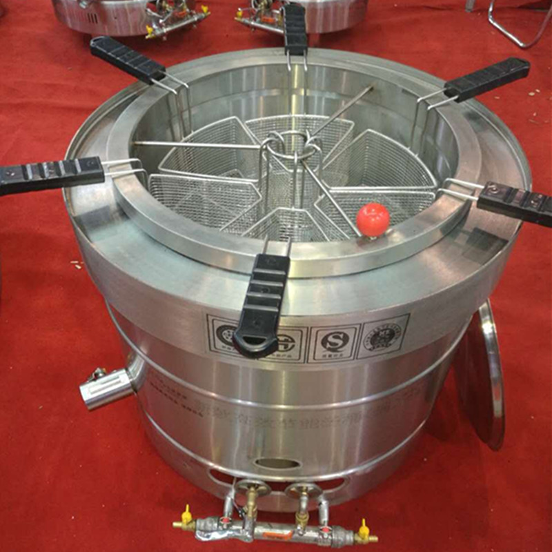商用燃氣電麻辣燙旋轉(zhuǎn)分煮爐水餃分煮面爐萬用分煮爐關(guān)東煮酸辣