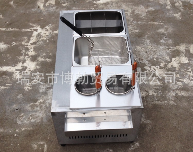 廠家直銷(xiāo)燃?xì)庥驼C(jī)鍋 多功能麻辣燙關(guān)東煮煤氣三缸商用煮面