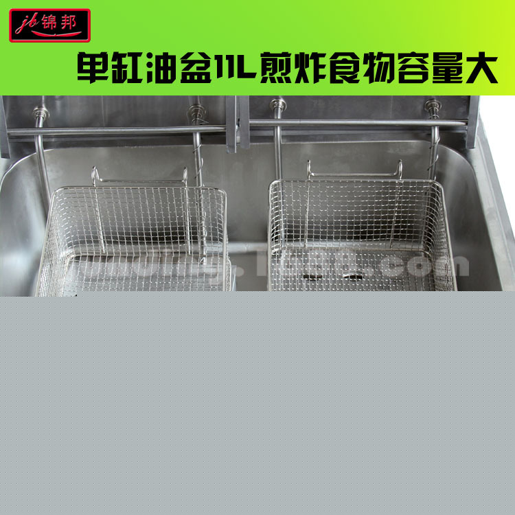 正品錦邦商用單缸電炸爐廠家直銷小吃創(chuàng)業(yè)設備83油條機電炸鍋
