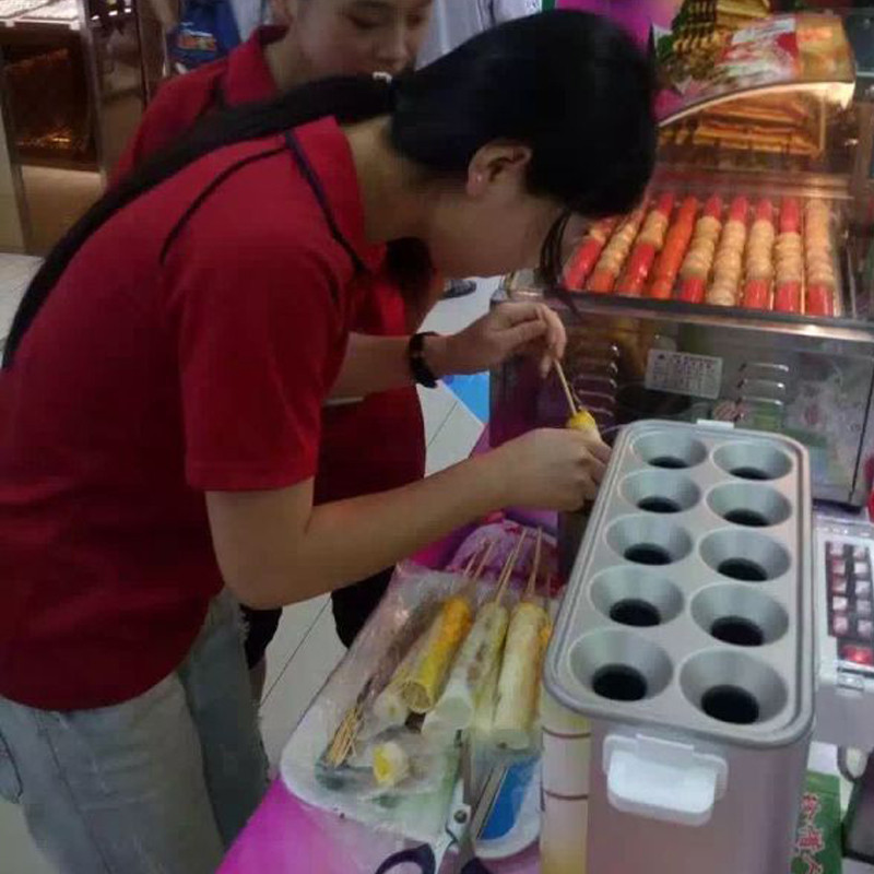 天益商用雞蛋烤火腿熱狗機蛋卷機蛋包腸機產(chǎn)地貨源