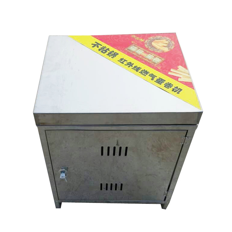 商用小型蛋卷機 多功能不銹鋼手工蛋卷機 六面燃?xì)獯嗥さ熬頇C
