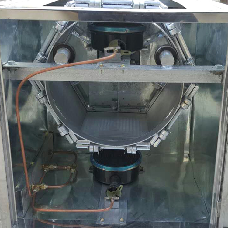 商用小型蛋卷機 多功能不銹鋼手工蛋卷機 六面燃?xì)獯嗥さ熬頇C