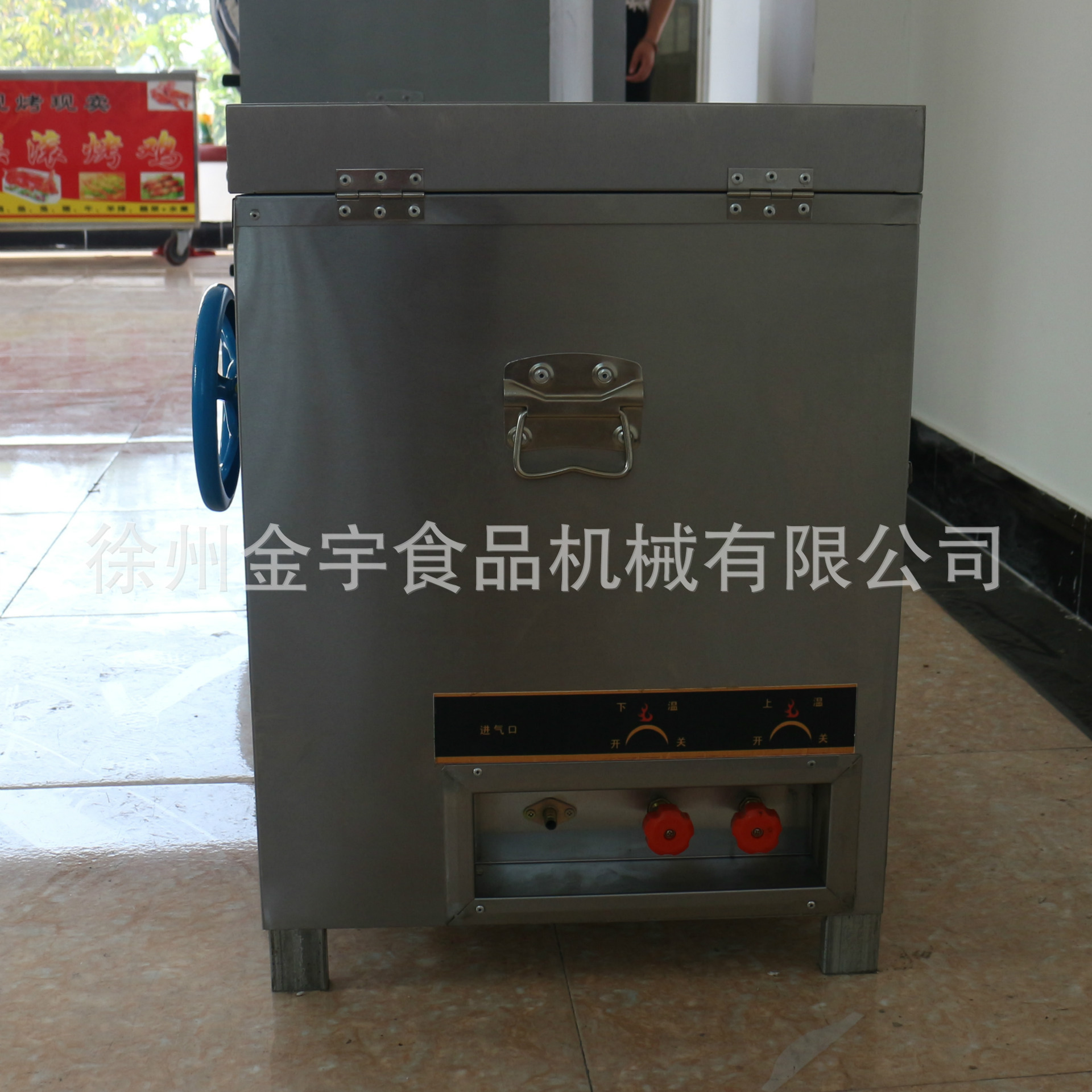 商用多功能半自動循環(huán)式保溫蛋卷機全套燃?xì)饬鏉L筒式蛋卷機