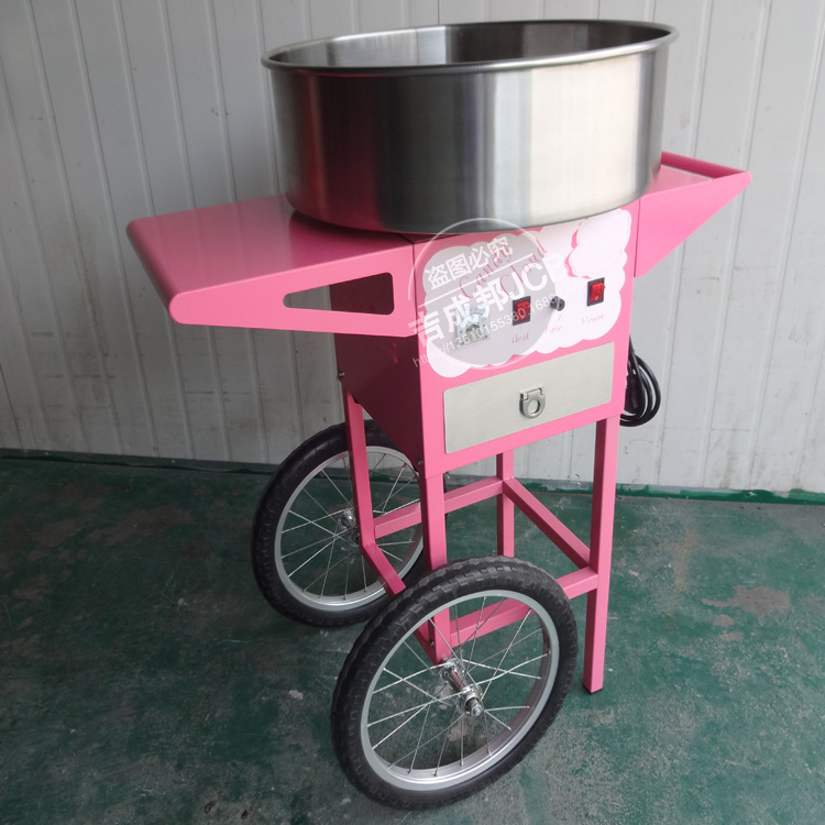 立式手推，商用電動(dòng)棉花糖機(jī)，全自動(dòng)商用棉花糖機(jī)