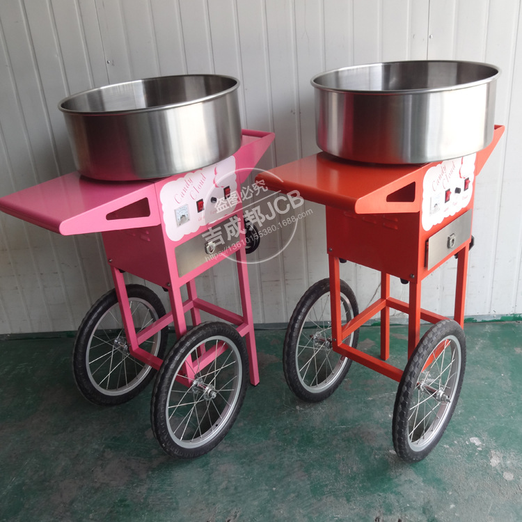 立式手推，商用電動(dòng)棉花糖機(jī)，全自動(dòng)商用棉花糖機(jī)