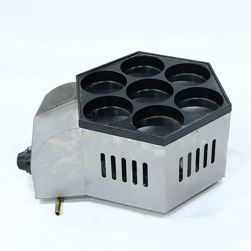 批發(fā) 家用早餐 雞蛋漢堡機(jī) 創(chuàng)業(yè)工具 商用 漢堡爐 優(yōu)質(zhì)七孔漢堡機(jī)