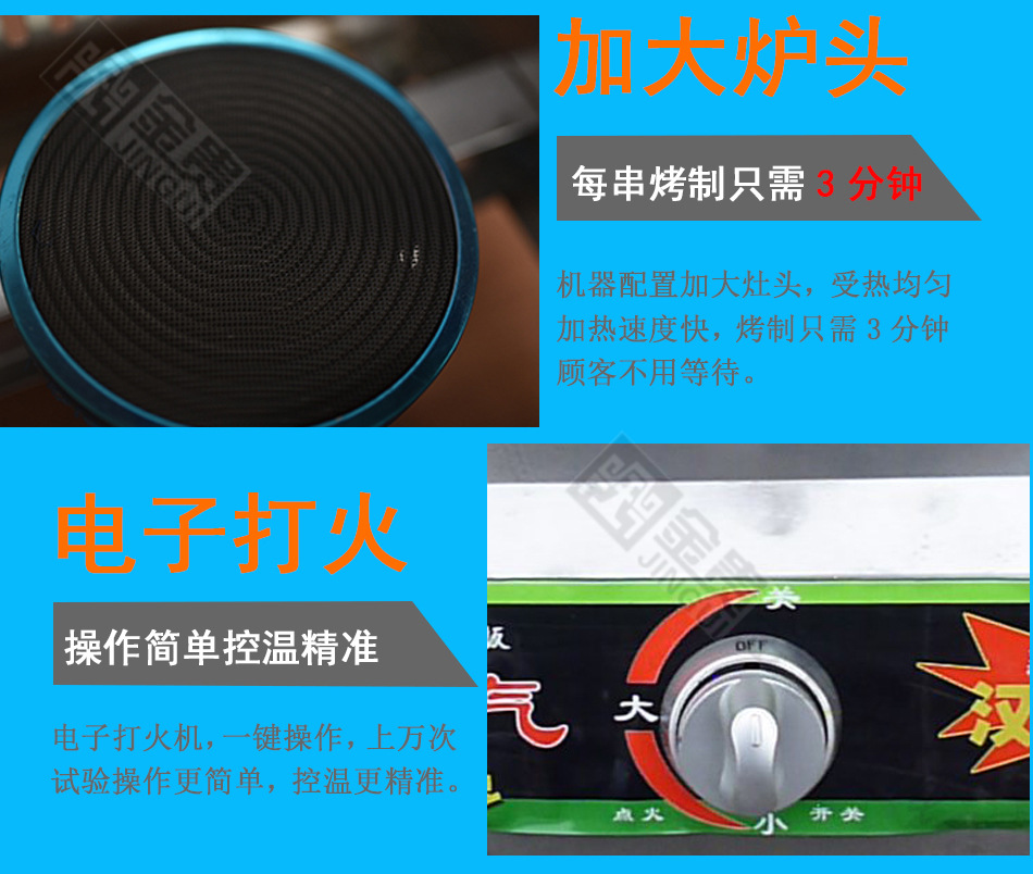 燃?xì)怆u蛋漢堡機 九孔商用雞蛋漢堡機 蛋撻爐