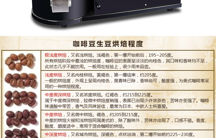 奇博士咖啡烘豆機(jī)商用電熱燃?xì)饪?KG熱風(fēng)式直火烘烤咖啡豆烘焙機(jī)