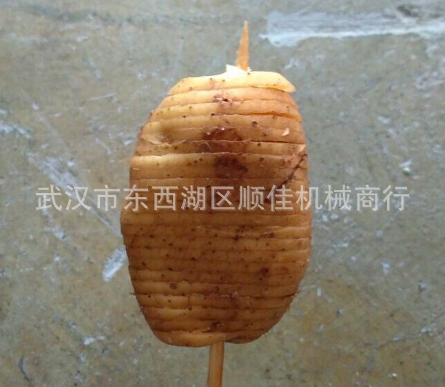 商用龍卷風(fēng)土豆機油炸鍋 手動土豆塔機半自動螺旋旋風(fēng)薯塔機