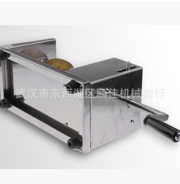 商用龍卷風(fēng)土豆機油炸鍋 手動土豆塔機半自動螺旋旋風(fēng)薯塔機