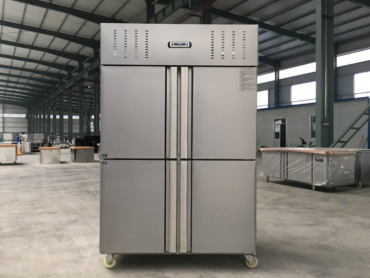 新款尚雪四門雙機(jī)雙溫廚房冰柜4門商用立式冰箱冷藏冷凍冷柜聯(lián)保