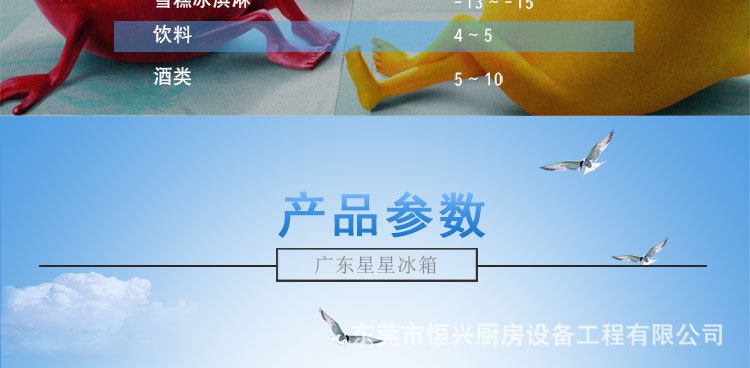 格林斯達(dá)星星冰柜商用工作臺(tái)冷藏冷凍四門機(jī)械控溫帶移動(dòng)輪直銷
