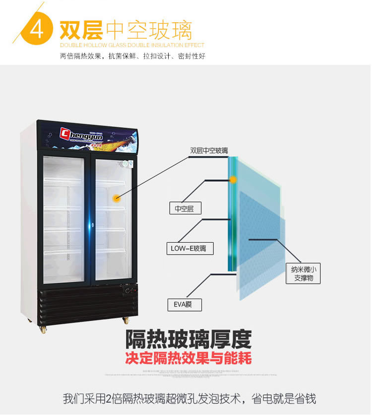 成云廠(chǎng)家直銷(xiāo)雙門(mén)立式飲料展示柜啤酒陳列冰柜 商用冷柜