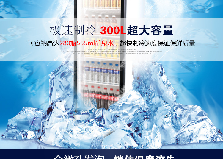奇博士啤酒飲料展示柜立式冷藏柜冰箱商用冰柜雙門(mén)單門(mén)飲品保鮮柜