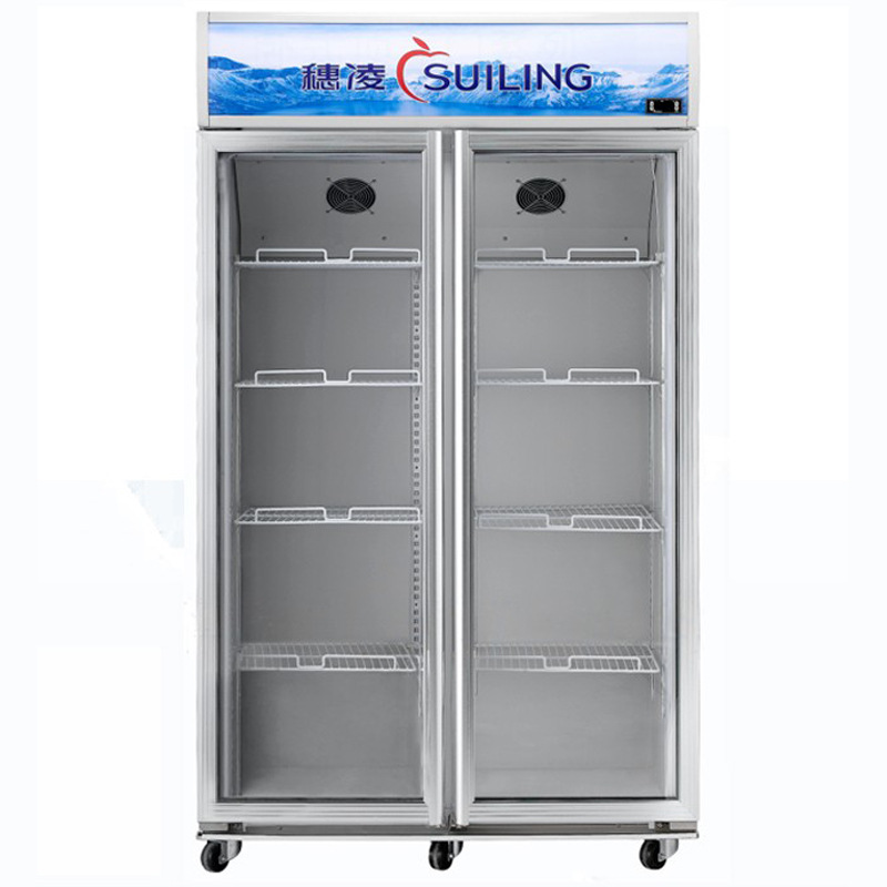 穗凌 LG4-882M2F商用立式冰柜冷飲料柜冷藏保鮮展示柜雙門(mén)冷柜