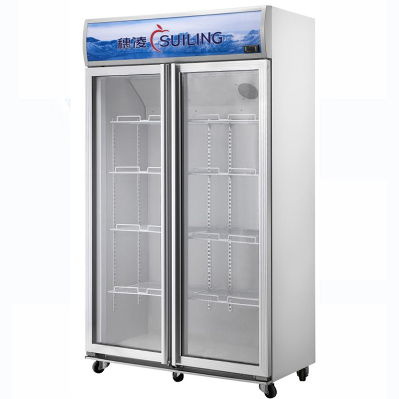 穗凌 LG4-882M2F商用立式冰柜冷飲料柜冷藏保鮮展示柜雙門(mén)冷柜
