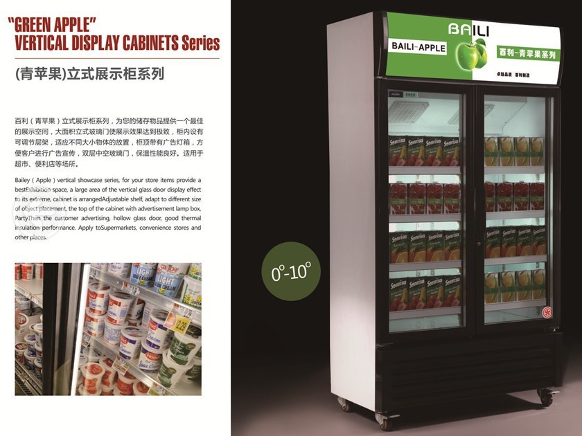 百利冷凍冰柜冰箱 商用冰柜 立式六門不銹鋼雪柜 酒店廚房設(shè)備