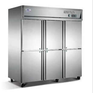 星星冰箱商用六門(mén)冰箱冷凍飯店冰箱冷柜立式冰柜設(shè)備工程款風(fēng)冷