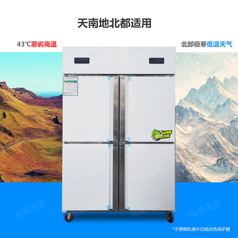 冰箱冰柜冷柜廚房商用四門(mén)六門(mén)立式雙溫速凍冷藏冷凍保鮮柜