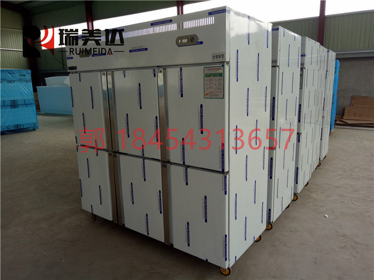 節(jié)能立式商用廚房四門冰柜四六門冰箱冰柜冷藏冷凍冰柜雙溫保鮮柜