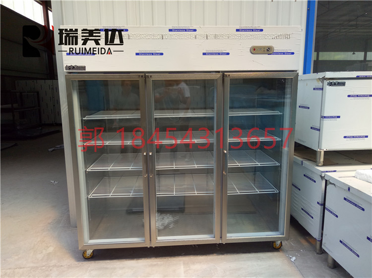 節(jié)能立式商用廚房四門冰柜四六門冰箱冰柜冷藏冷凍冰柜雙溫保鮮柜
