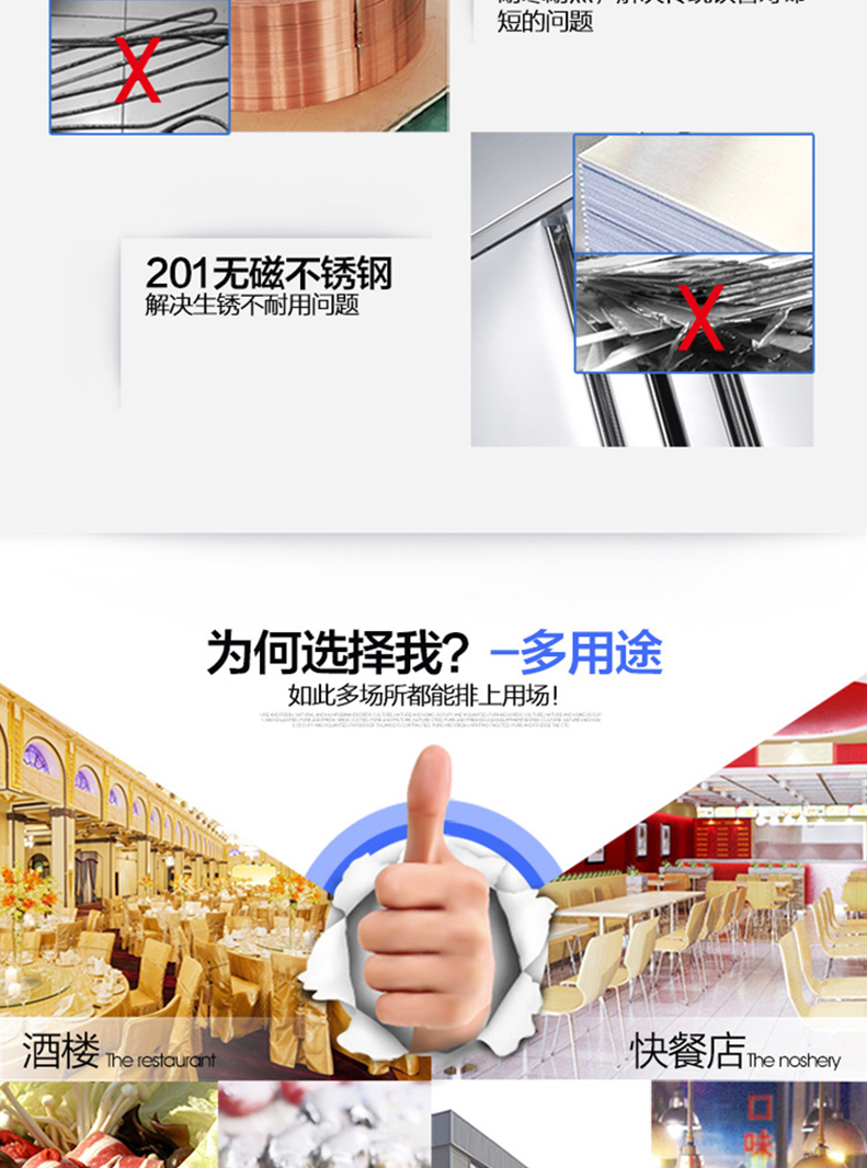 樂創(chuàng)商用冰柜立式冷凍冷藏保鮮柜六門冰箱雙機雙溫6門廚房柜冷柜