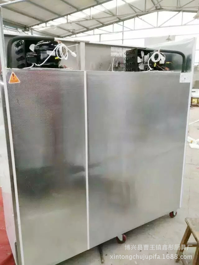 六門(mén)雙單溫冷凍冷藏立式側(cè)開(kāi)冰箱冷柜冰柜飯店廚房商用