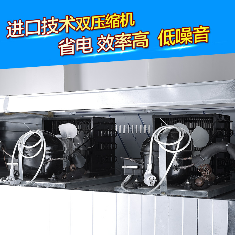 lecon/樂(lè)創(chuàng) LC-SMBG01 商用冰柜立式四六門冰箱冷柜冷藏冷凍保鮮