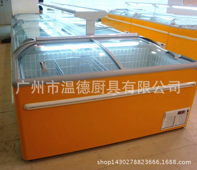 一體機(jī)組合式無霜島柜 臥式冷柜 冰島柜 廠家直銷 全國聯(lián)保