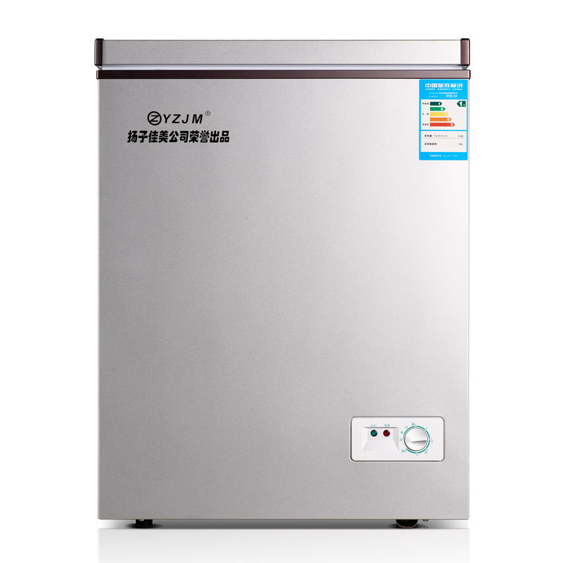 揚(yáng)子佳美 BD/BC-120L小冰柜家用小型冷藏冷凍箱頂開(kāi)單門(mén)臥式冷柜