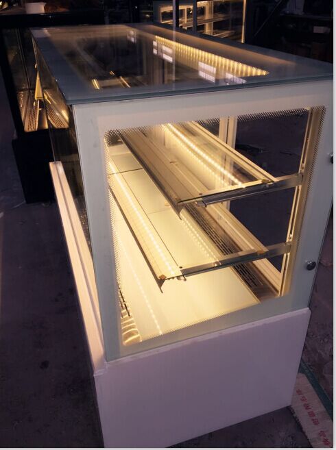 樂創(chuàng)蛋糕柜冷藏展示柜臺式直角展示冰柜水果保鮮柜風冷蛋糕柜包郵