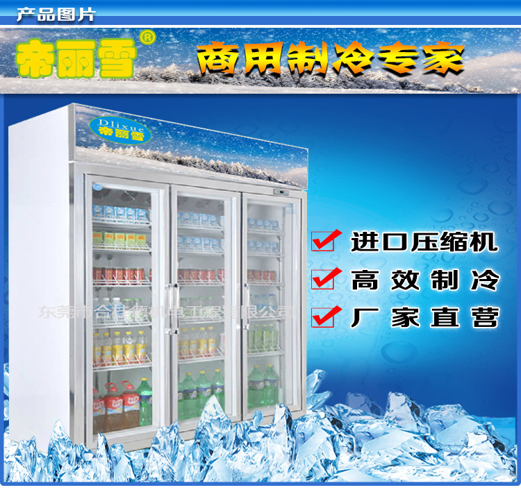三門展示冷藏柜/ 點(diǎn)菜柜 /保鮮柜/藥品 陰涼柜立式 飲料展示柜