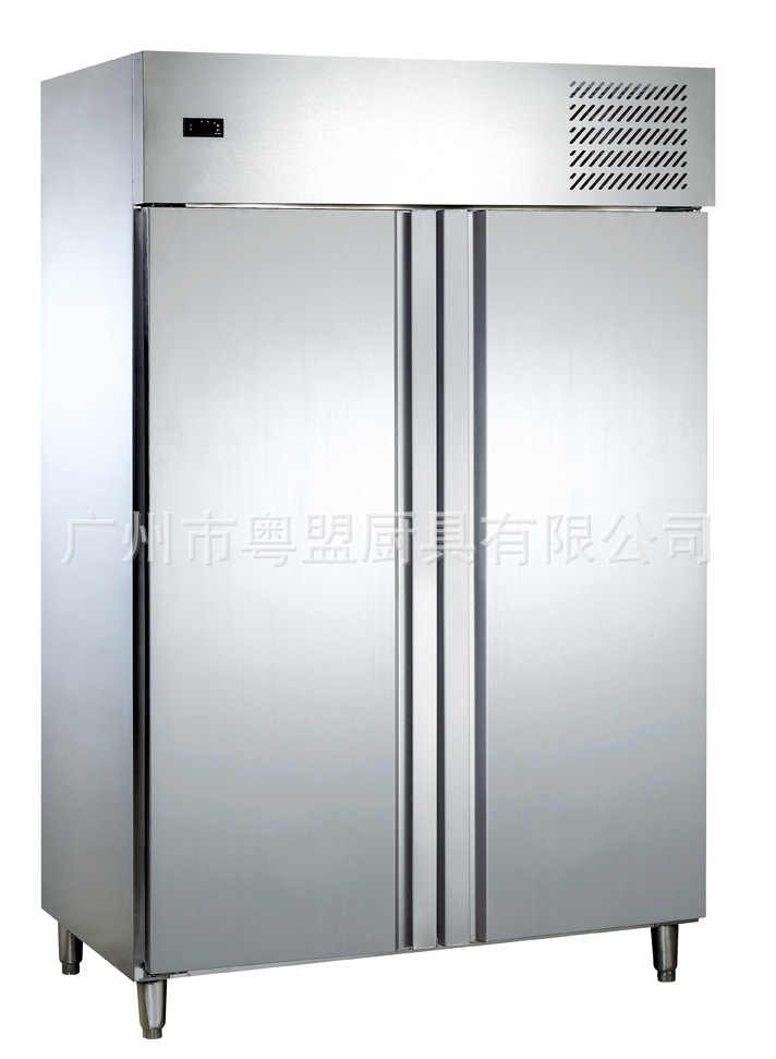 金菱D1.0L2G商用雙門(mén)冷藏柜 雙機(jī)雙溫立式冰箱 不銹鋼儲(chǔ)藏保鮮柜
